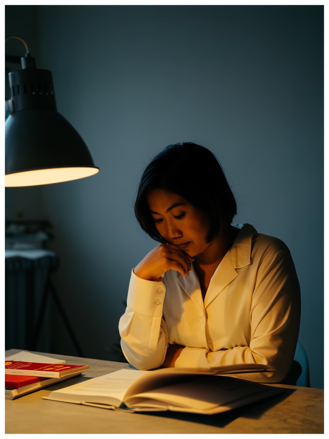 Portrait of Camille Reyes, copywriter at Mitra Studio